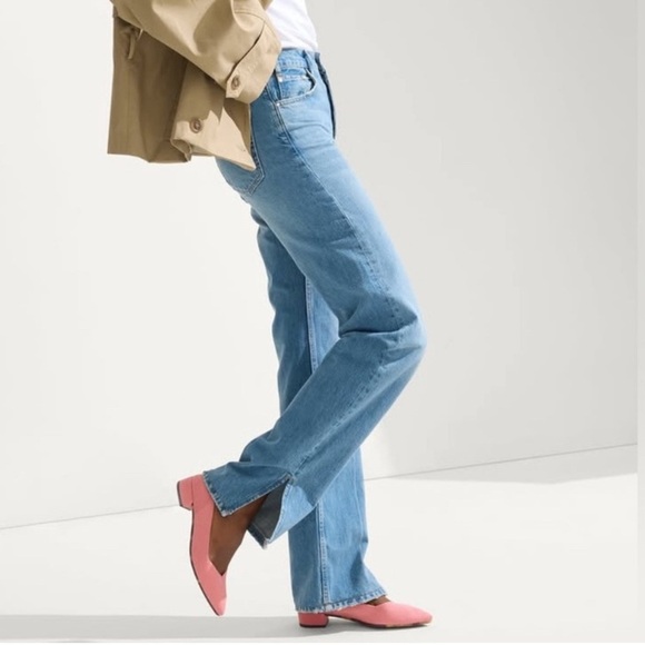 Rothy’s Women’s The High Point Tulip Pink Knit Block Heel Washable Size- 8.5 - Picture 12 of 12